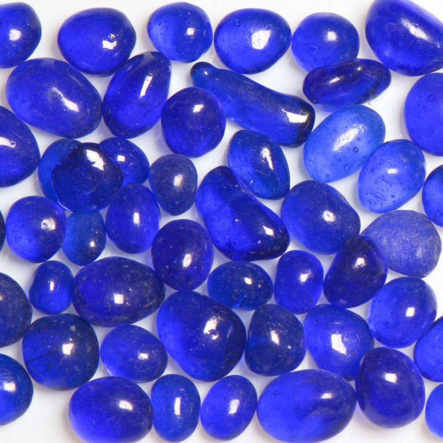 American Specialty Glass Blueberry Size 2 Jelly Bean Glass - 5 Lbs