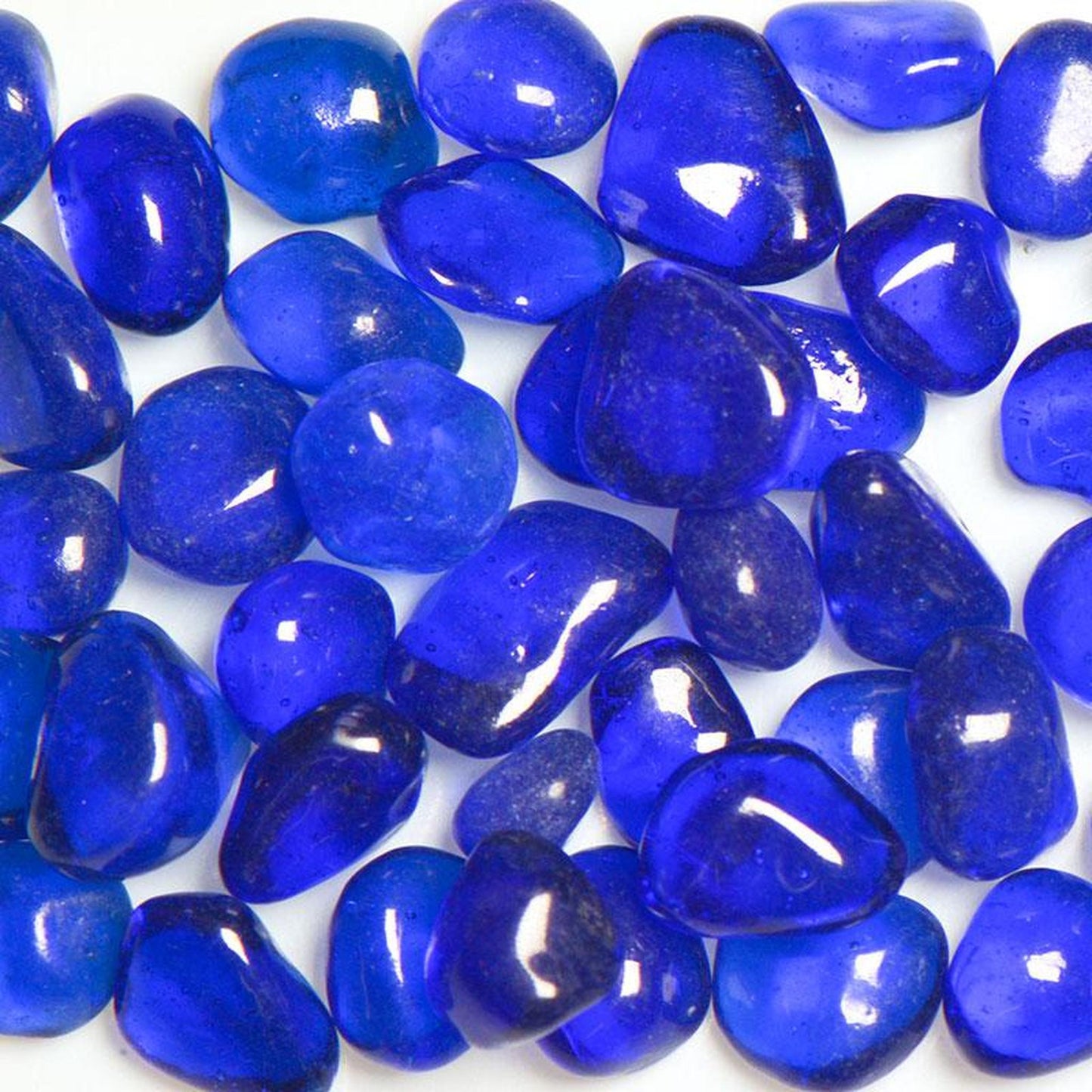 American Specialty Glass Blueberry Size 3 Jelly Bean Glass - 22 Lbs