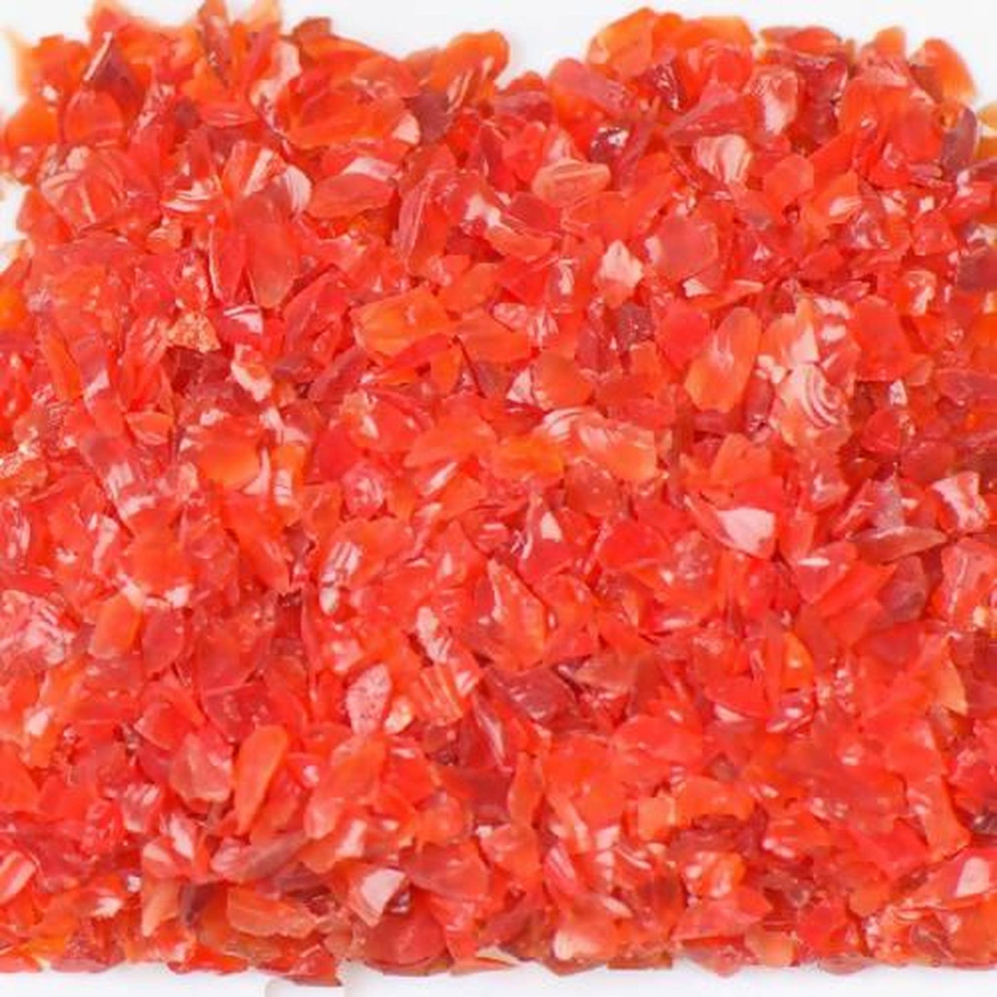 American Specialty Glass Chunky Red Size 0 Terrazzo Glass - 1 Lb