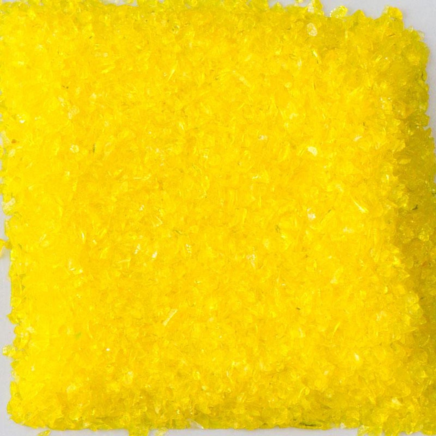 American Specialty Glass Chunky Yellow Size 00 Terrazzo Glass - 25 Lbs