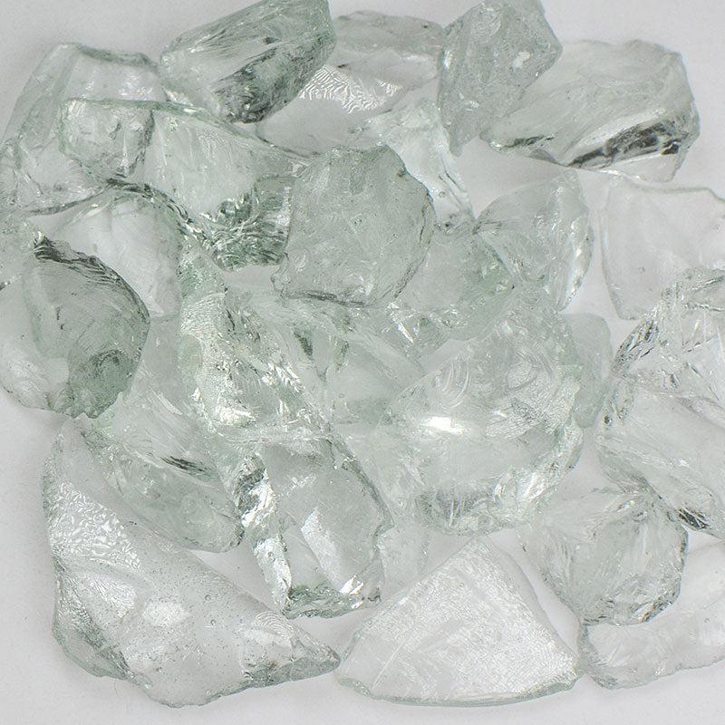 American Specialty Glass Crystal Clear Size 3 Terrazzo Glass - 50 Lbs