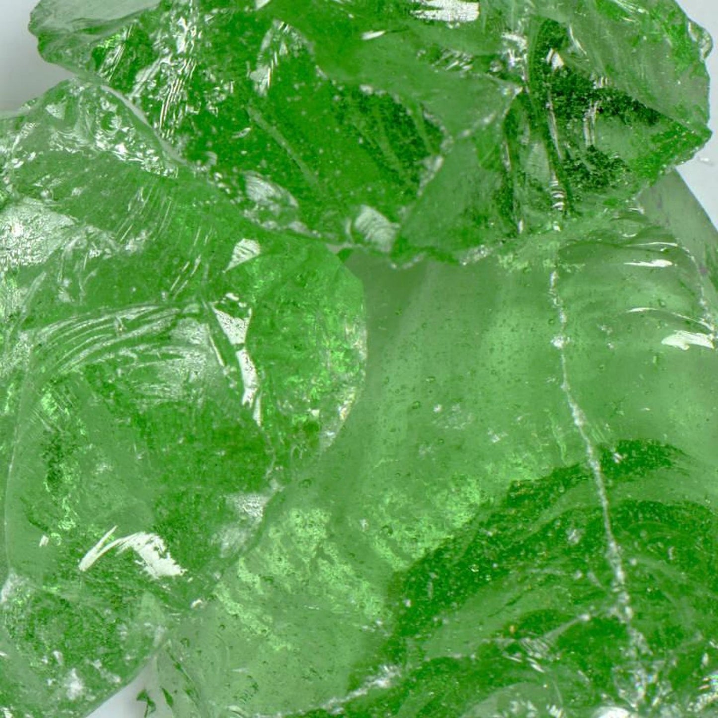 American Specialty Glass Crystal Green Large Tumbled Landscape Glass - 10 Lbs
