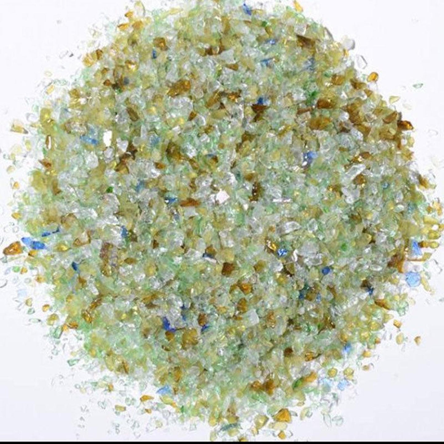 American Specialty Glass Earthtone Mix Size 0 Terrazzo Glass - 5 Lbs