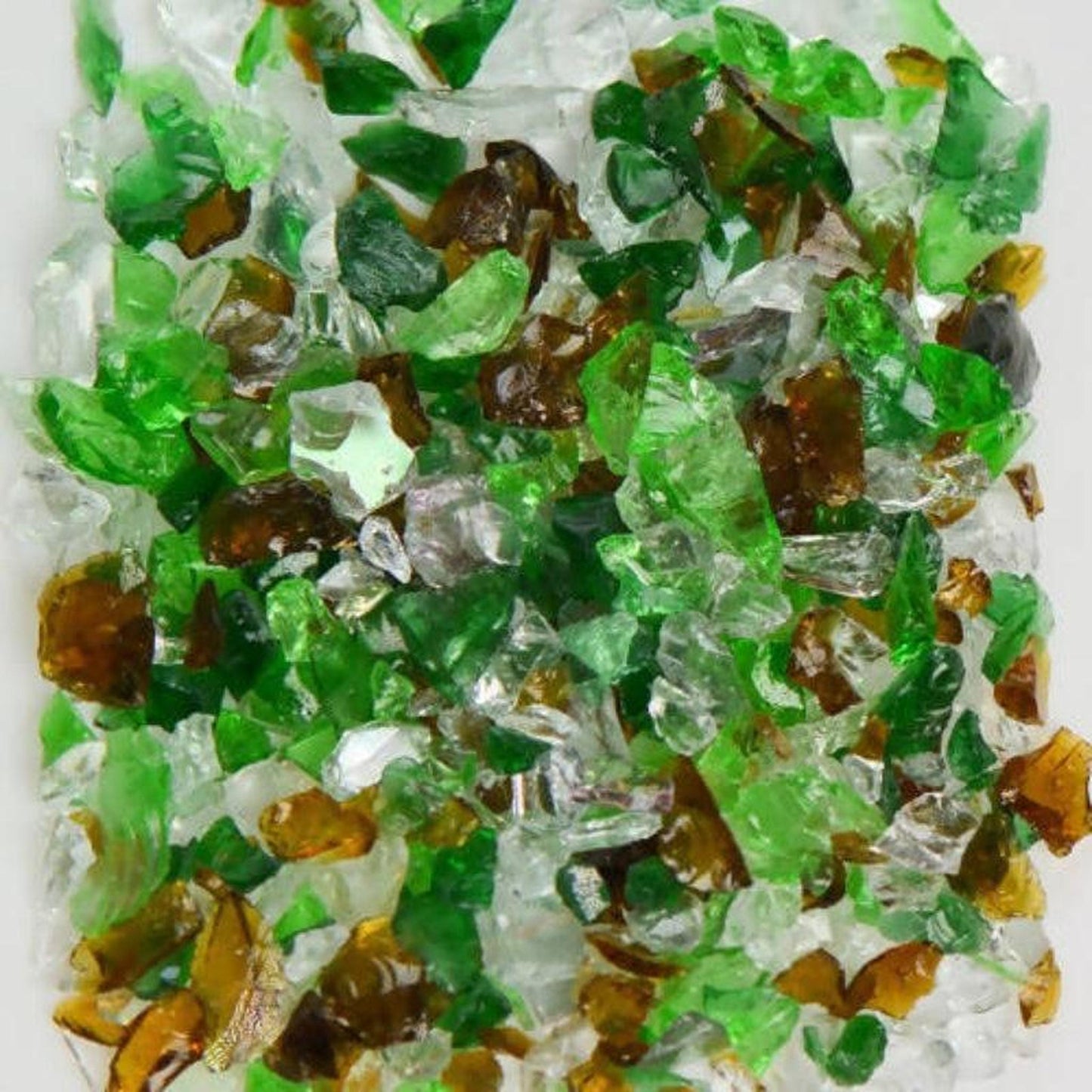 American Specialty Glass Earthtone Mix Size 1 Terrazzo Glass - 5 Lbs