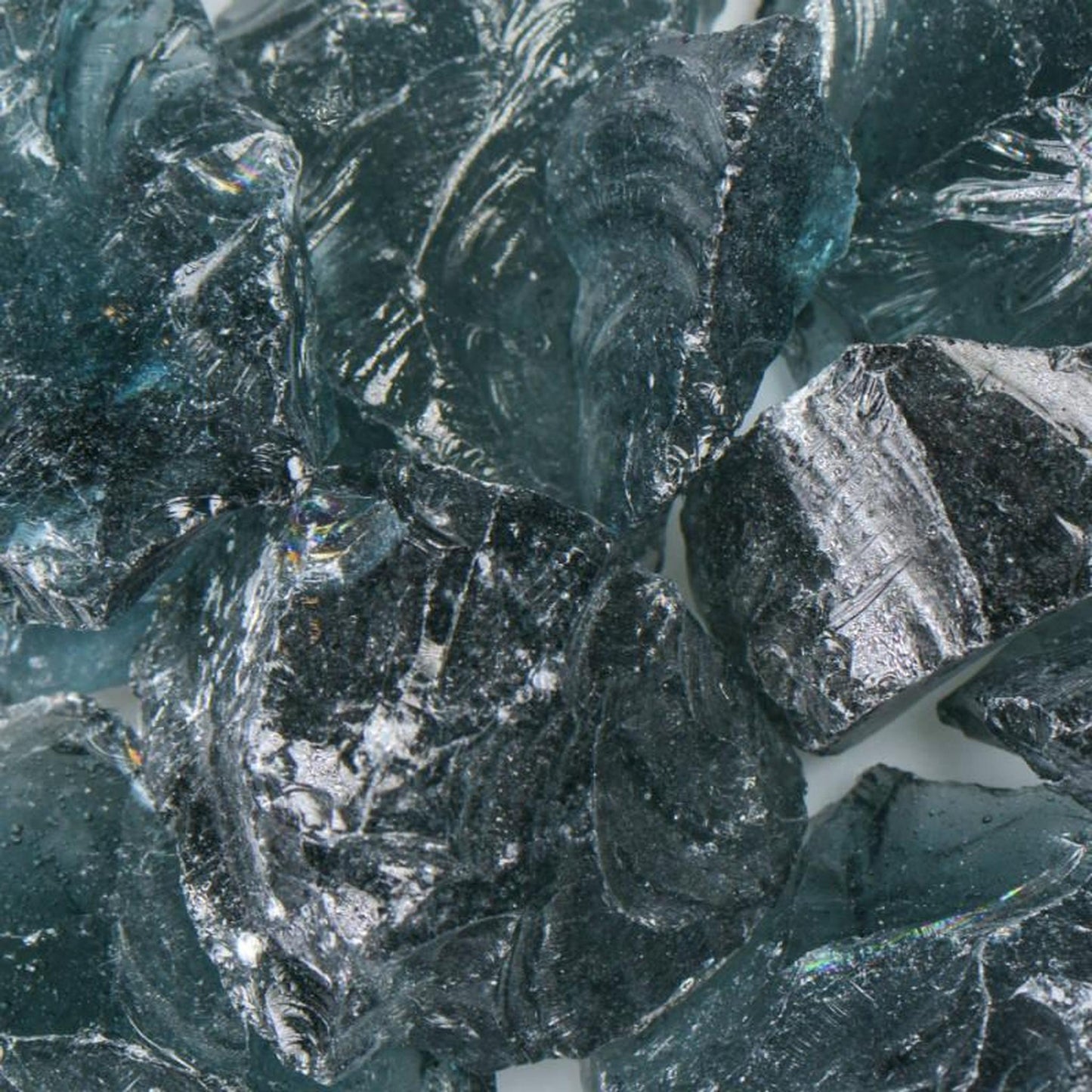American Specialty Glass Gray Medium Tumbled Landscape Glass - 25 Lbs