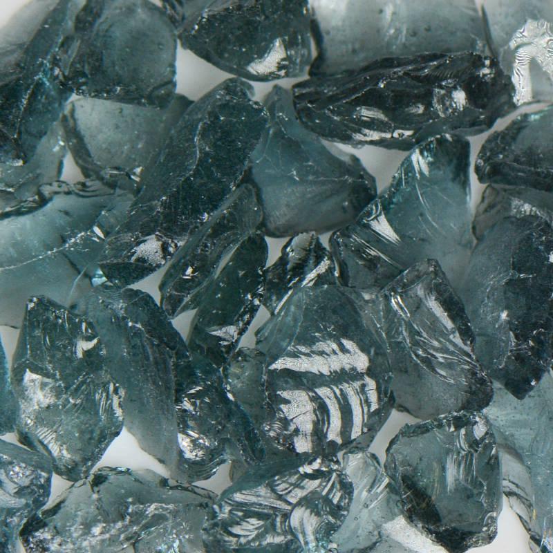 American Specialty Glass Gray Size 2 Terrazzo Glass - 10 Lbs