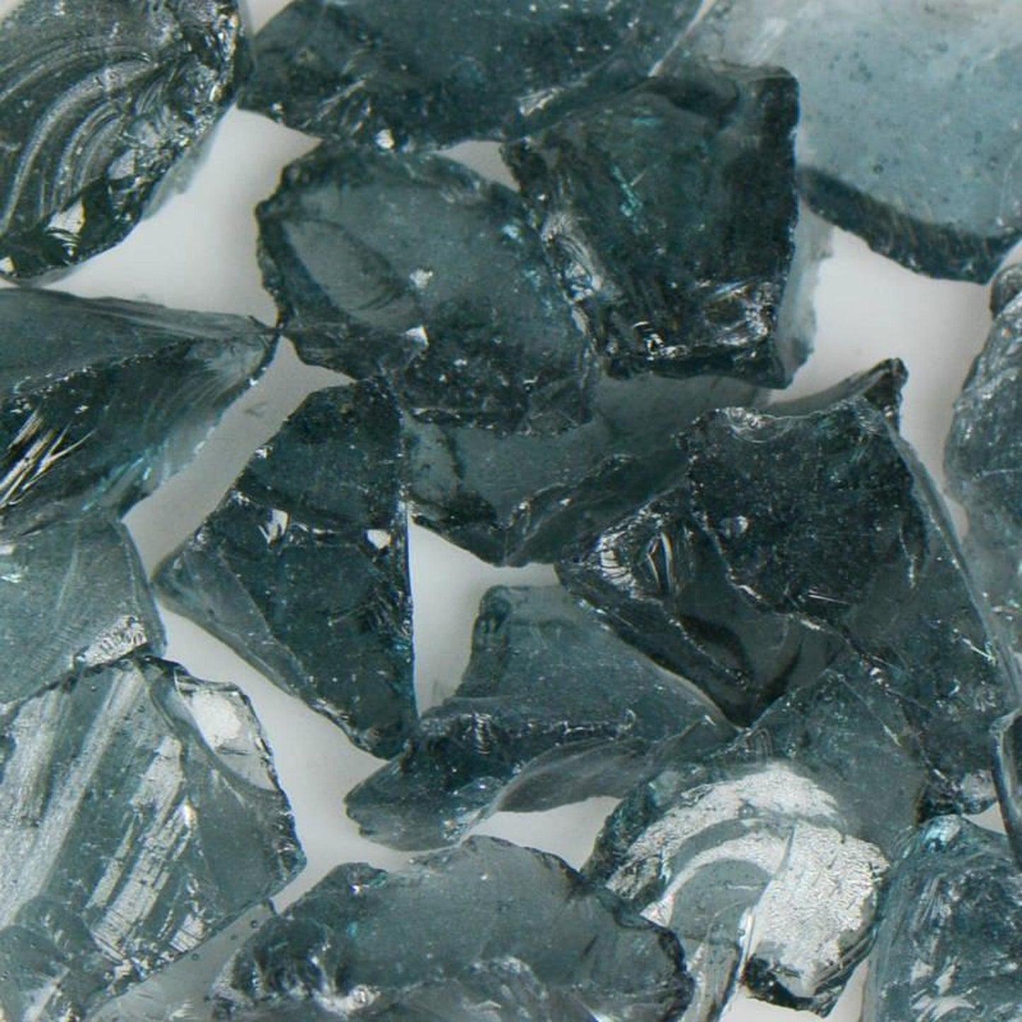 American Specialty Glass Gray Size 3 Terrazzo Glass - 10 Lbs