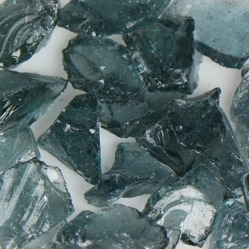 American Specialty Glass Gray Size 3 Terrazzo Glass - 5 Lbs