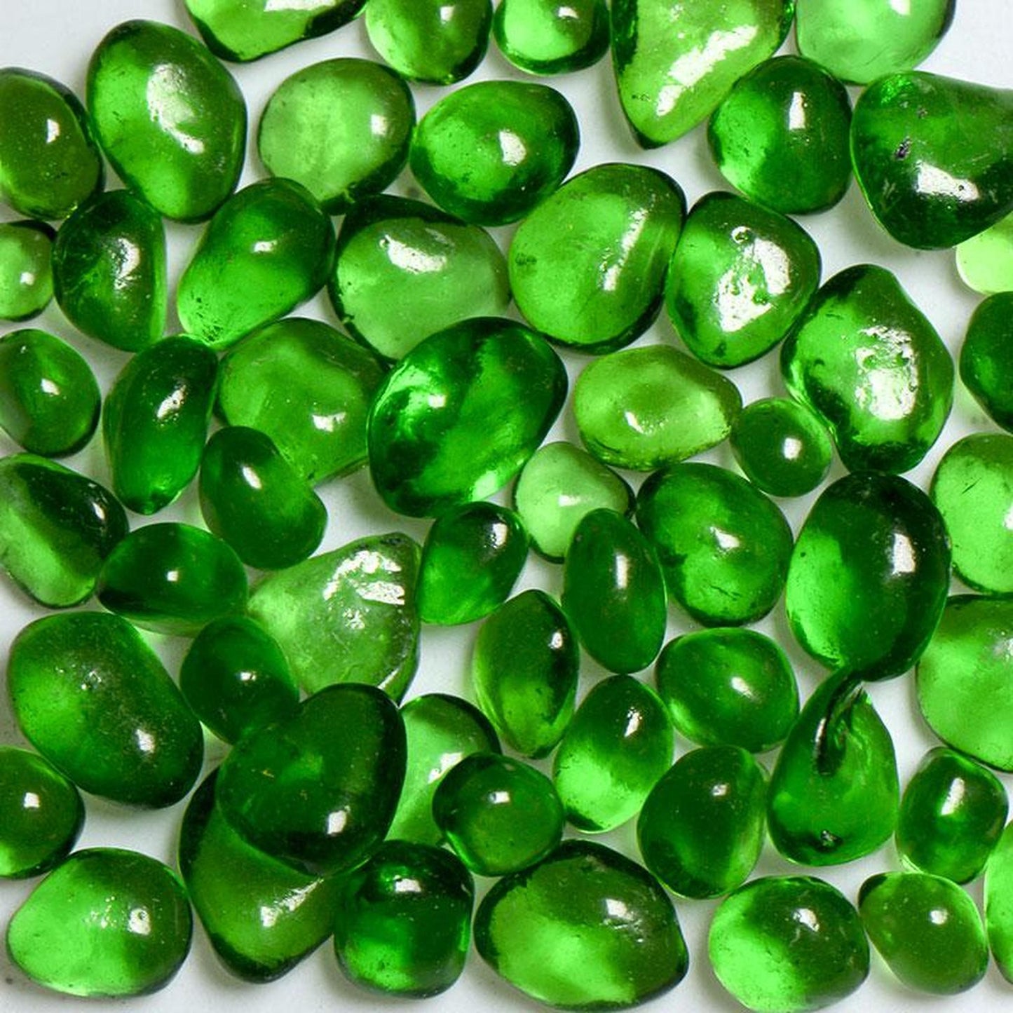 American Specialty Glass Green Apple Size 2 Jelly Bean Glass - 22 Lbs