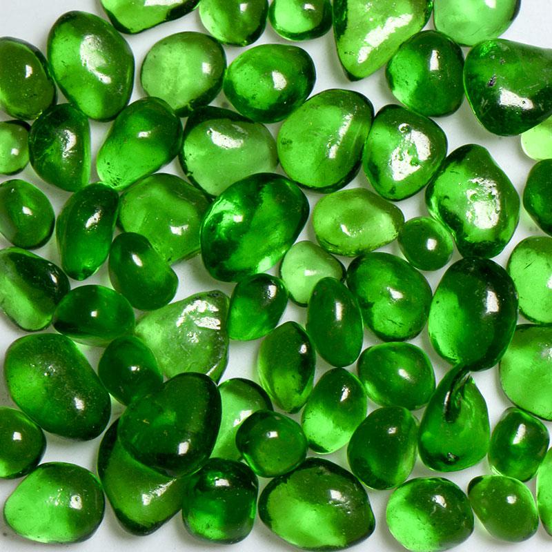 American Specialty Glass Green Apple Size 2 Jelly Bean Glass - 5 Lbs