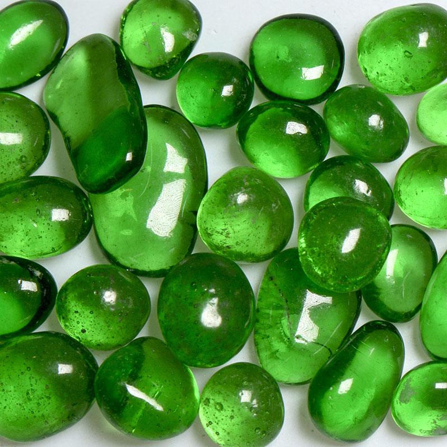 American Specialty Glass Green Apple Size 3 Jelly Bean Glass - 5 Lbs
