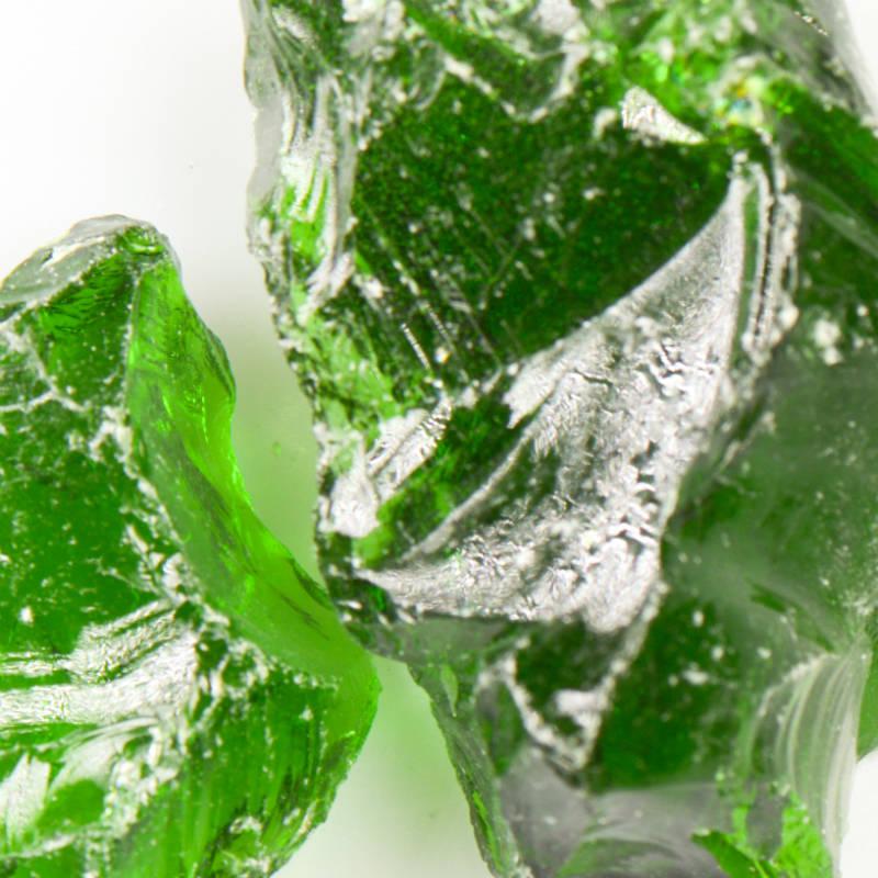 American Specialty Glass Green Large Tumbled Landscape Glass - 1 Lb