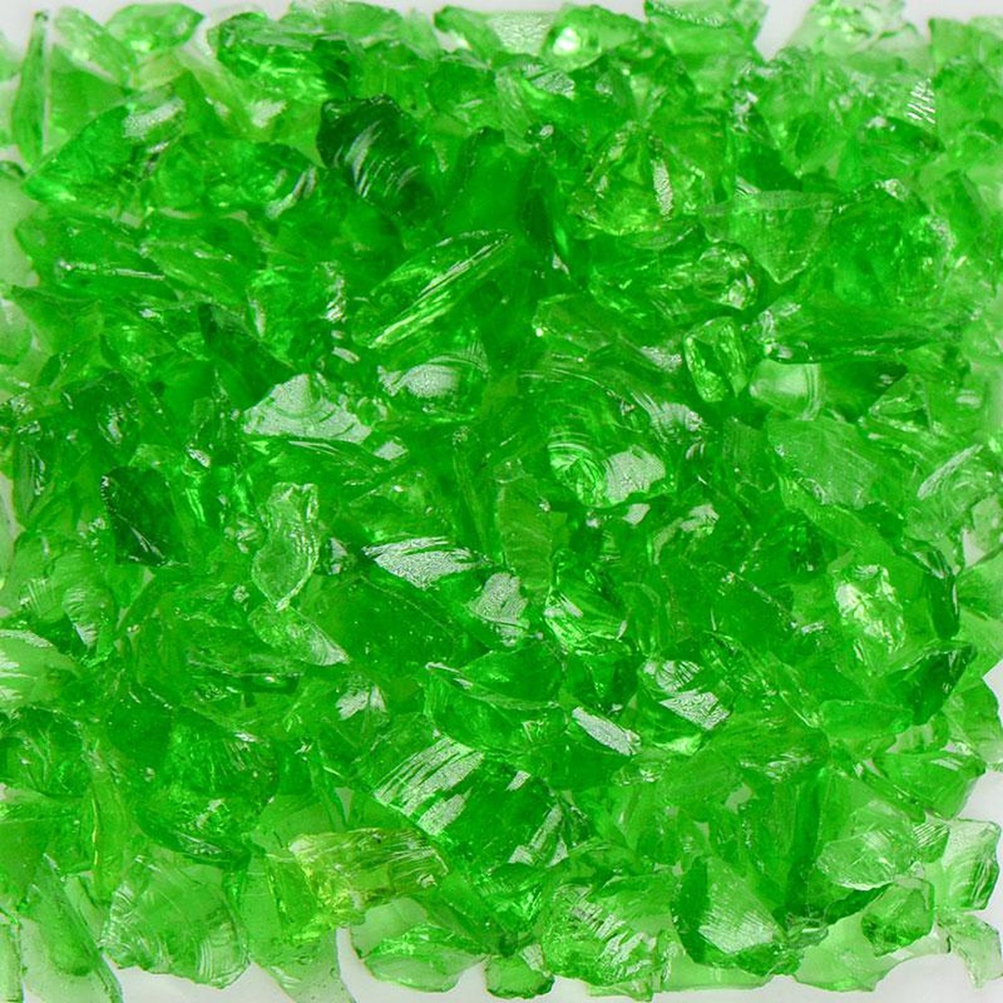 American Specialty Glass Light Green Size 1 Tumbled Terrazzo Glass - 5 Lbs