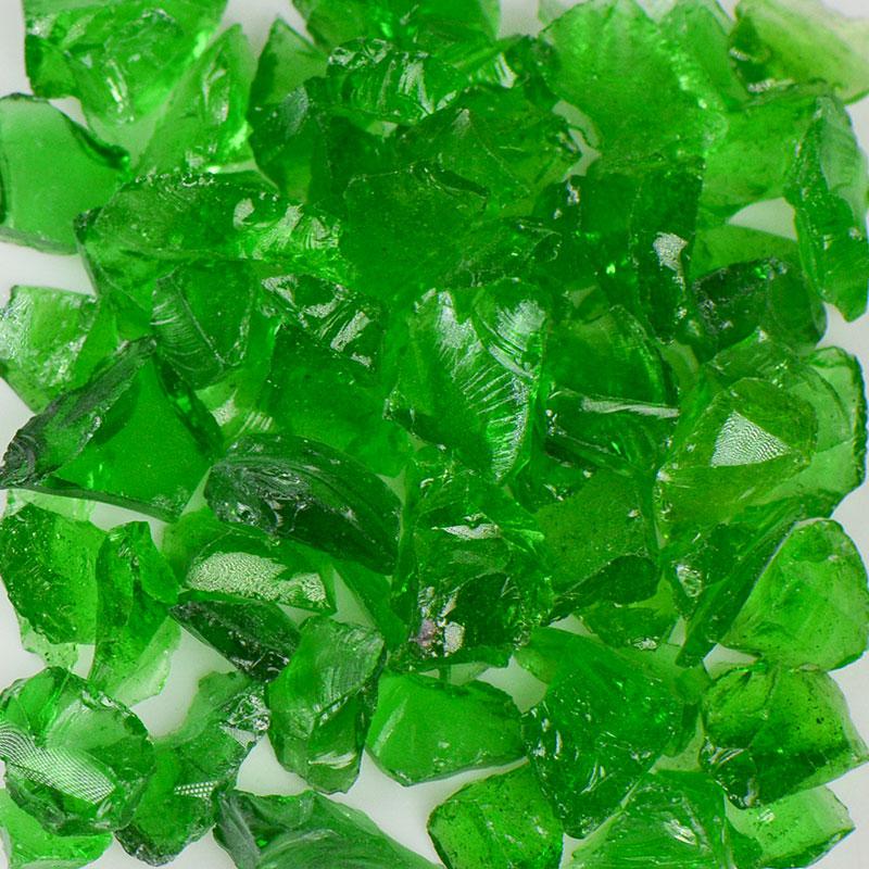 American Specialty Glass Light Green Size 2 Tumbled Terrazzo Glass - 5 Lbs