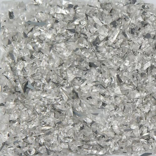 American Specialty Glass Mirror Size 00 Tumbled Terrazzo Glass - 5 Lbs