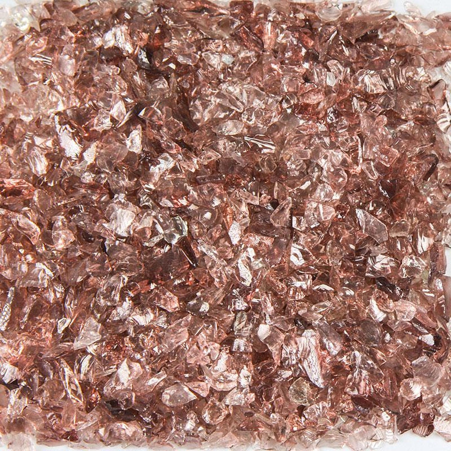 American Specialty Glass Purple Size 0 Tumbled Terrazzo Glass - 10 Lbs