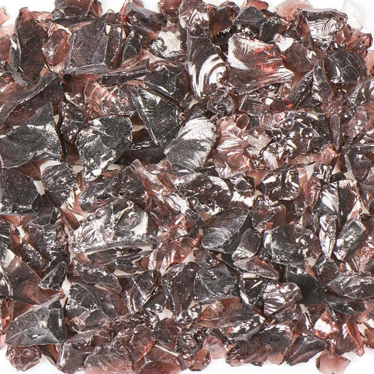 American Specialty Glass Purple Size 1 Tumbled Terrazzo Glass - 1 Lb