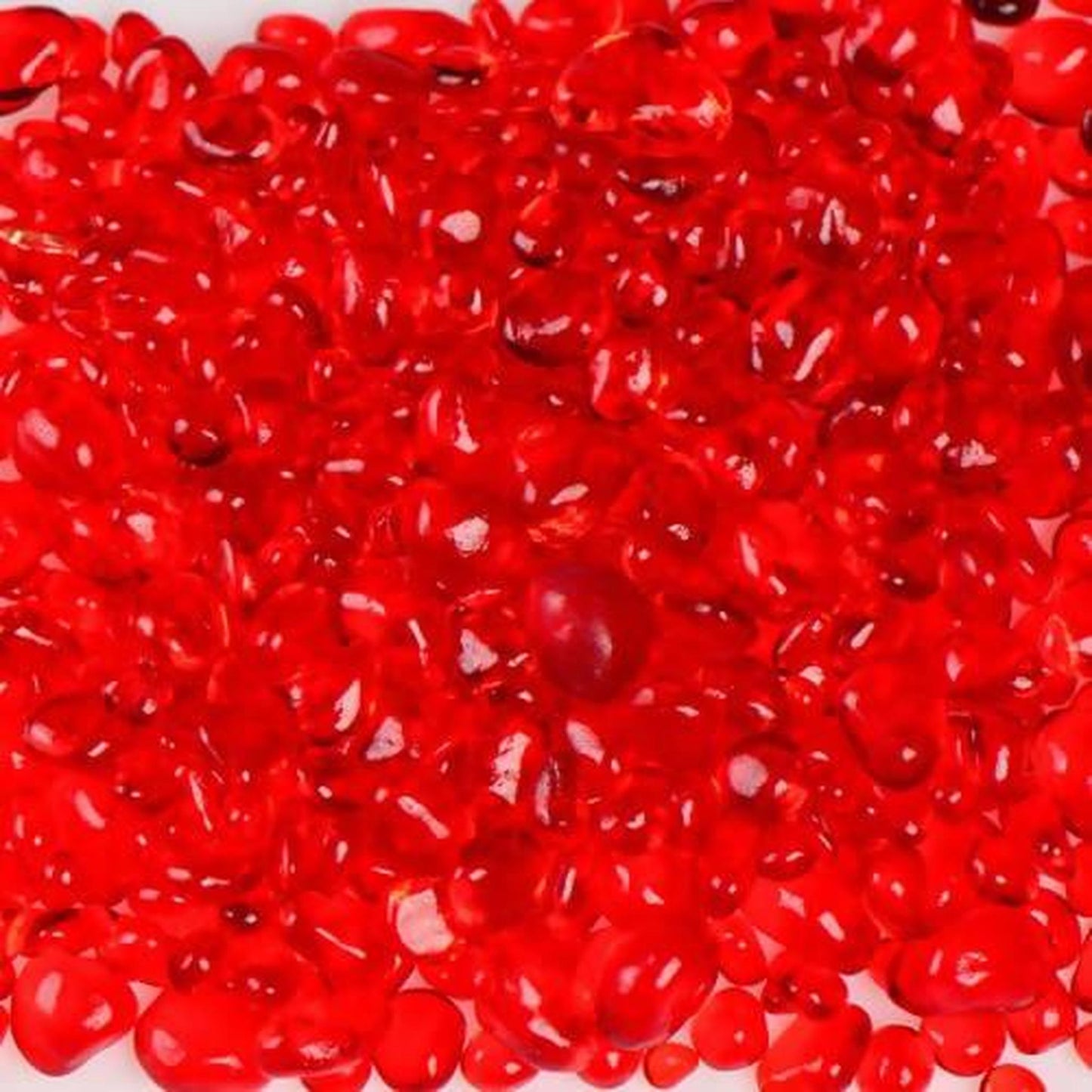 American Specialty Glass Strawberry Size 1 Jelly Bean Glass - 10 Lbs