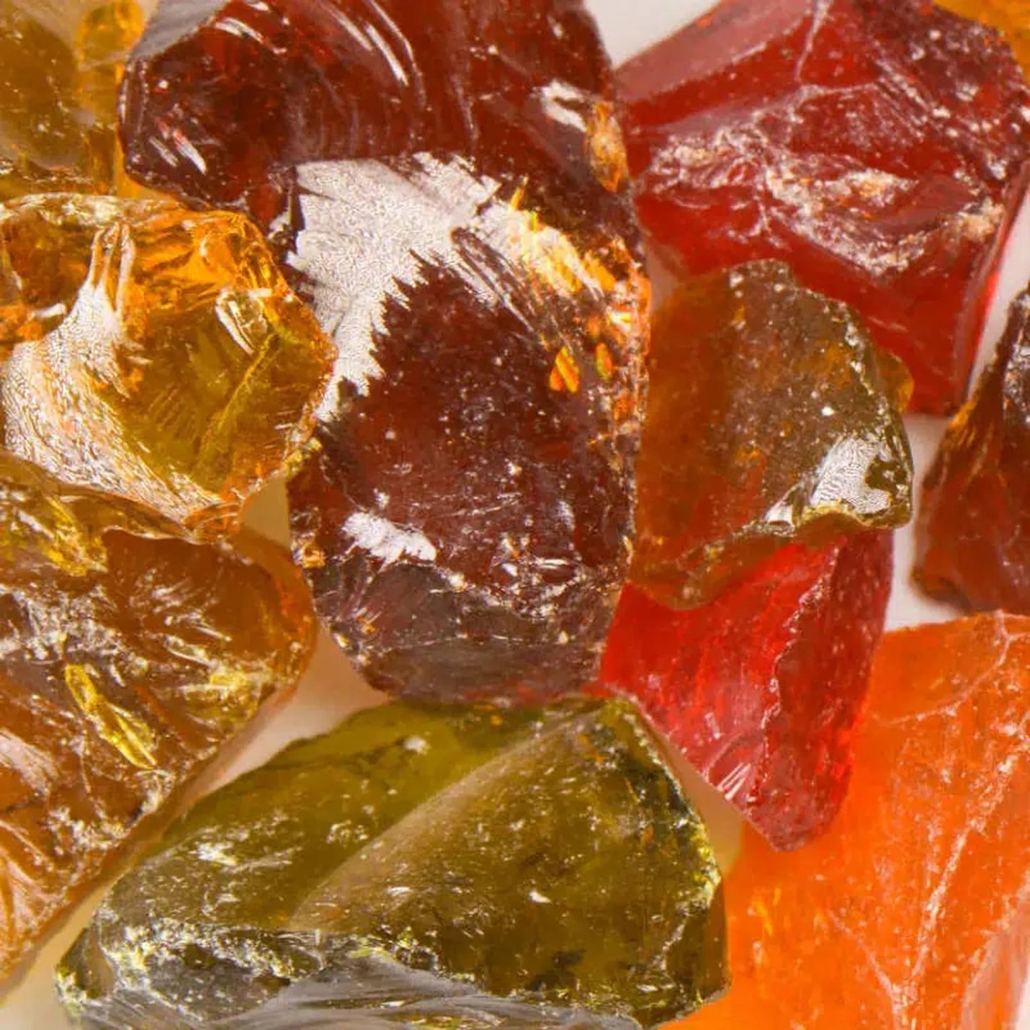 American Specialty Glass Sunshine Mix Medium Tumbled Landscape Glass - 5 Lbs