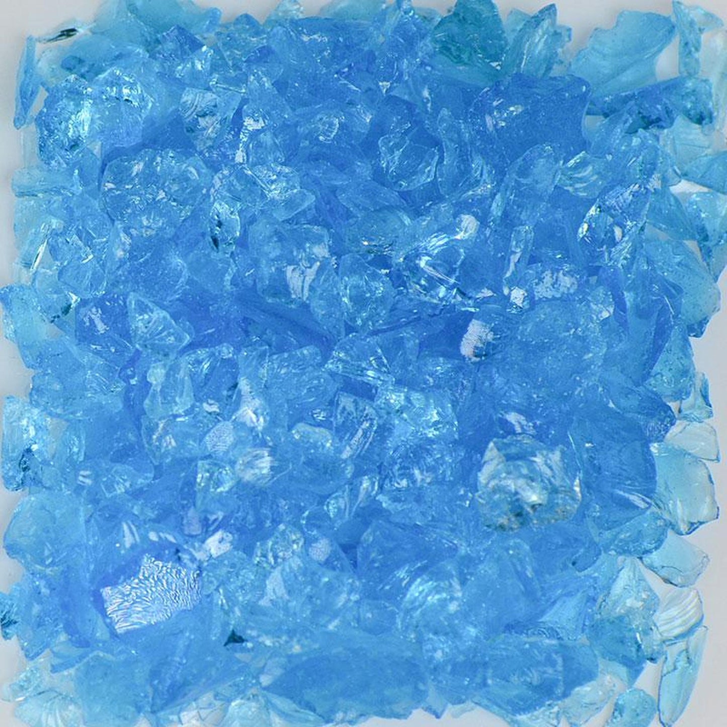 American Specialty Glass Turquoise Size 1 Tumbled Terrazzo Glass - 5 Lbs