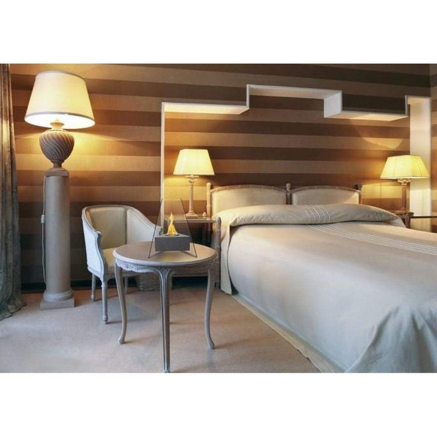 Anywhere Fireplace Manhattan 11" Gray Bio-Ethanol Tabletop Fireplace