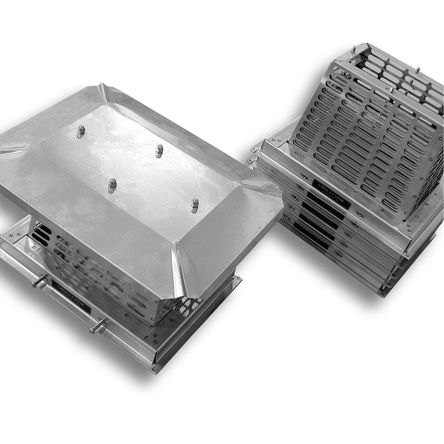 BDM Chim-A-Lator 13" x 13" Stainless Steel Stackable Chimney Cap