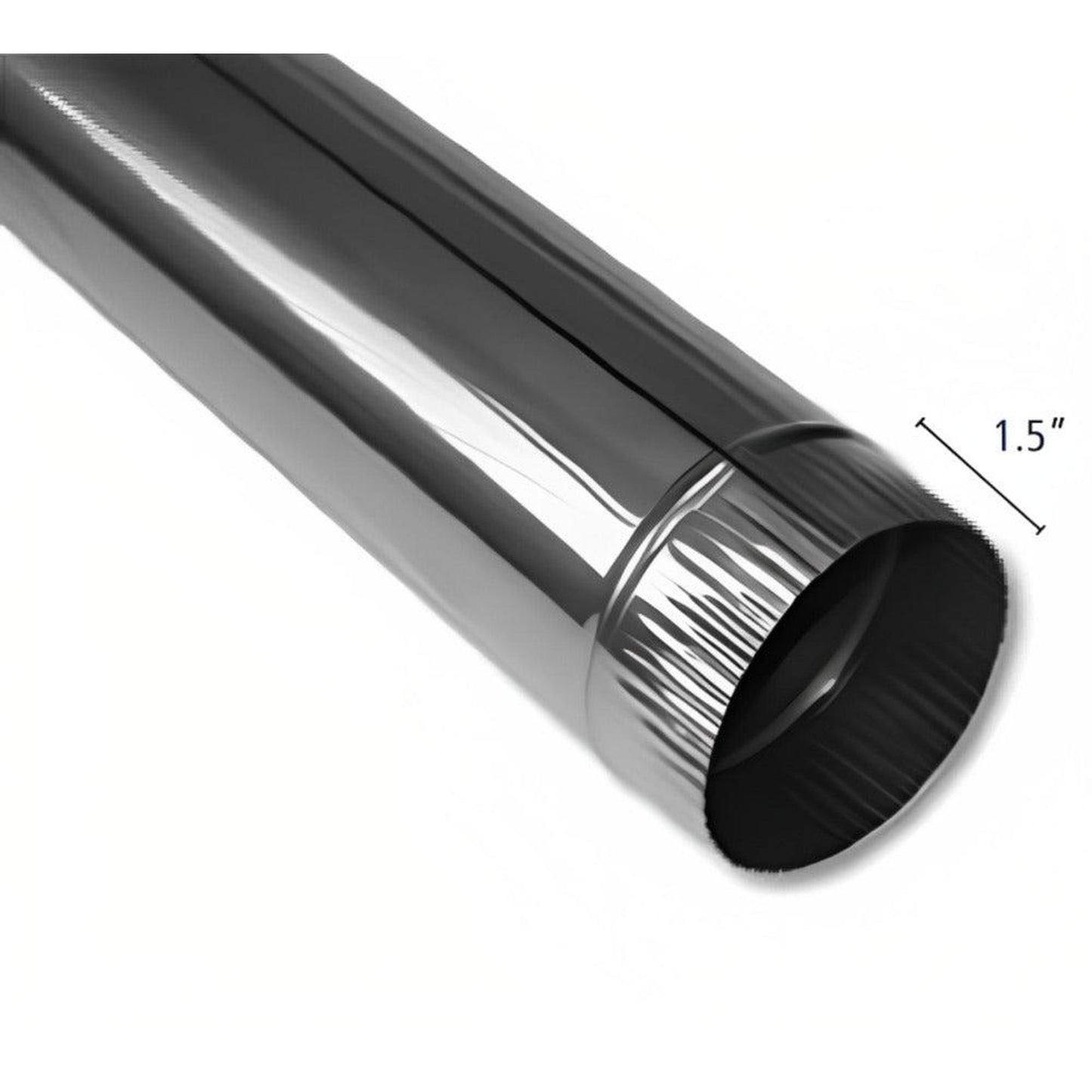 BDM Dalsin Line 9" x 1ft 304 Stainless Steel 24 Gauge Rigid Liner