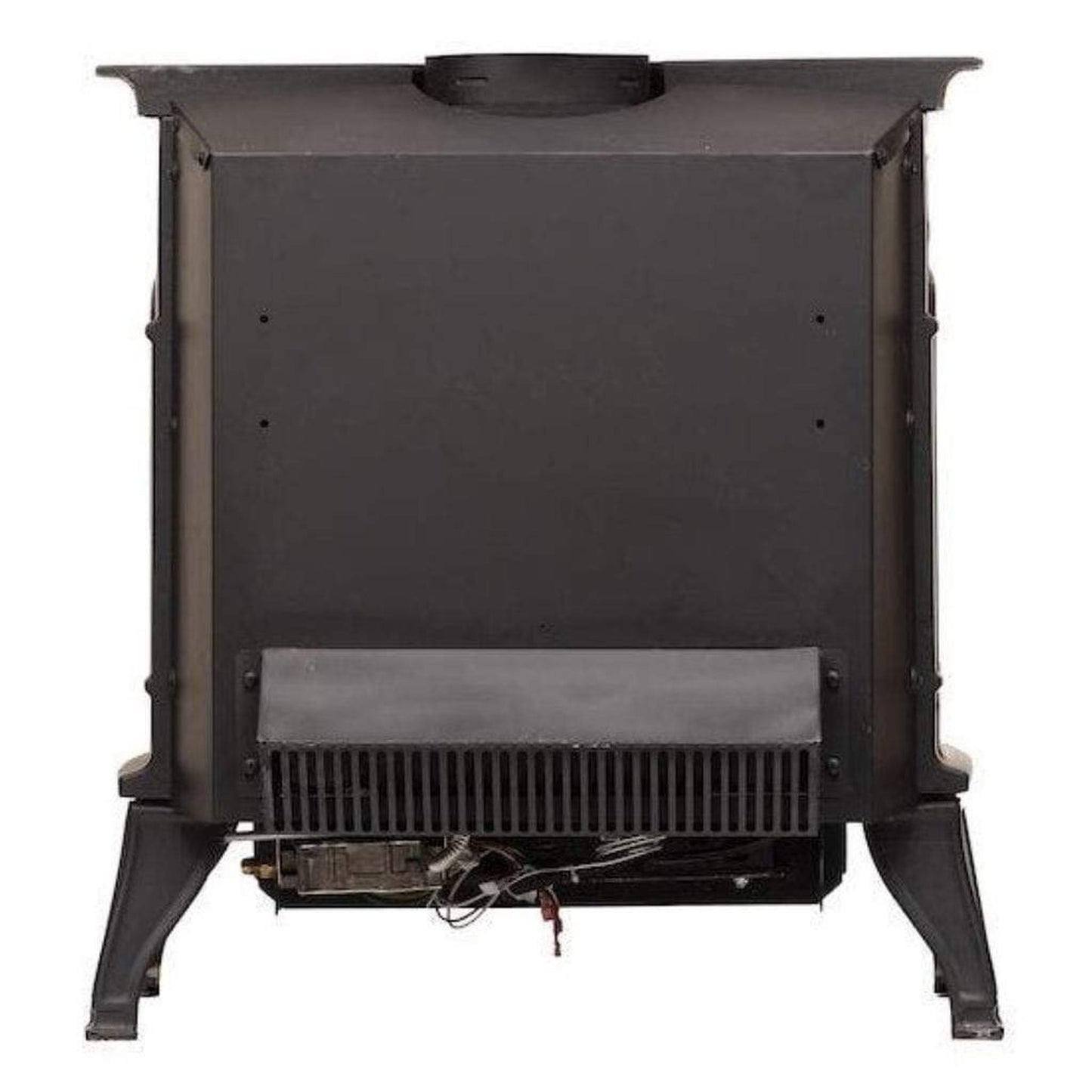 Breckwell BH32VF 26" Black Finish Freestanding Millivolt Control, Natural Gas Vent Free Cast Iron Stove With Logs