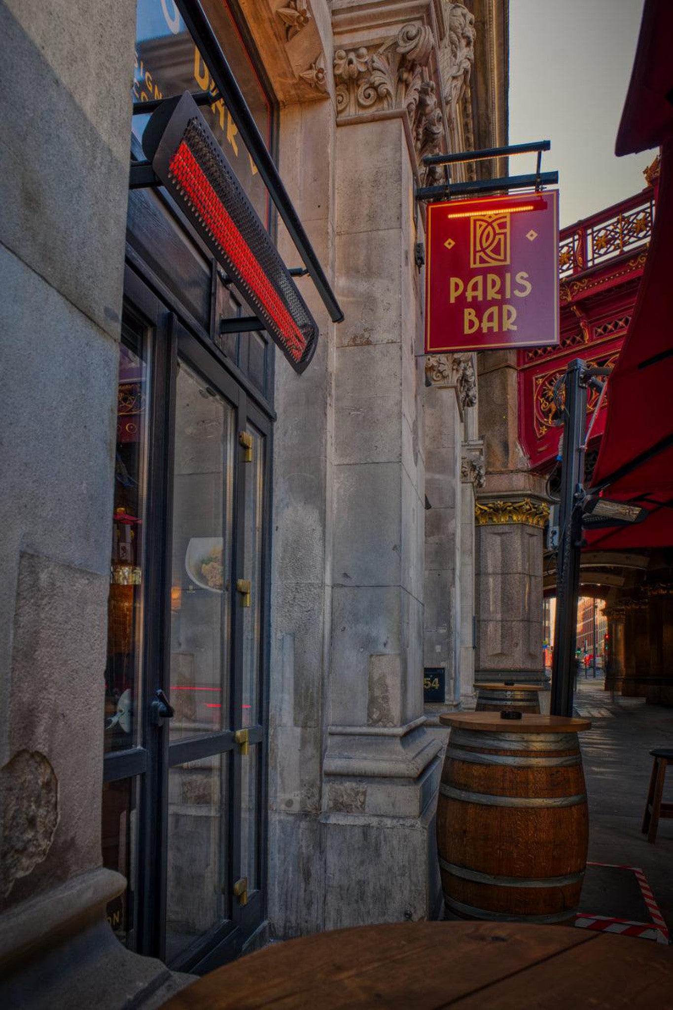 Bromic Heating Tungsten Smart-Heat 56" 6000 Watt 208V Black Electric Patio Heater