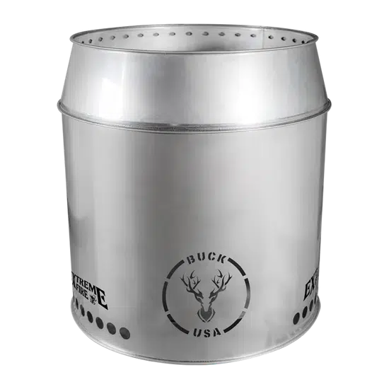 Buck Stove 16" Smoke-Less Stainless Steel Fire Pit