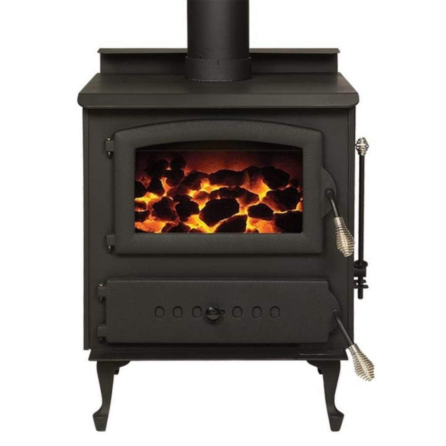 Buck Stove 25" Model 24 Coal Stove With Black Door