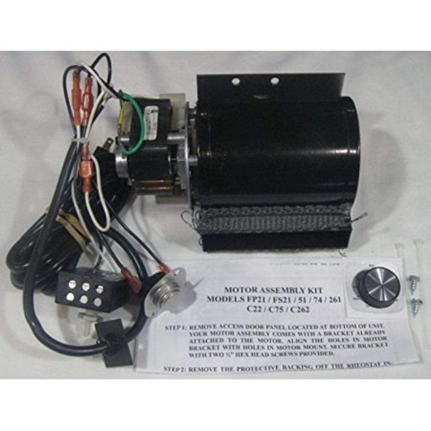 Buck Stove Blower Assembly Kit for Wood Stoves