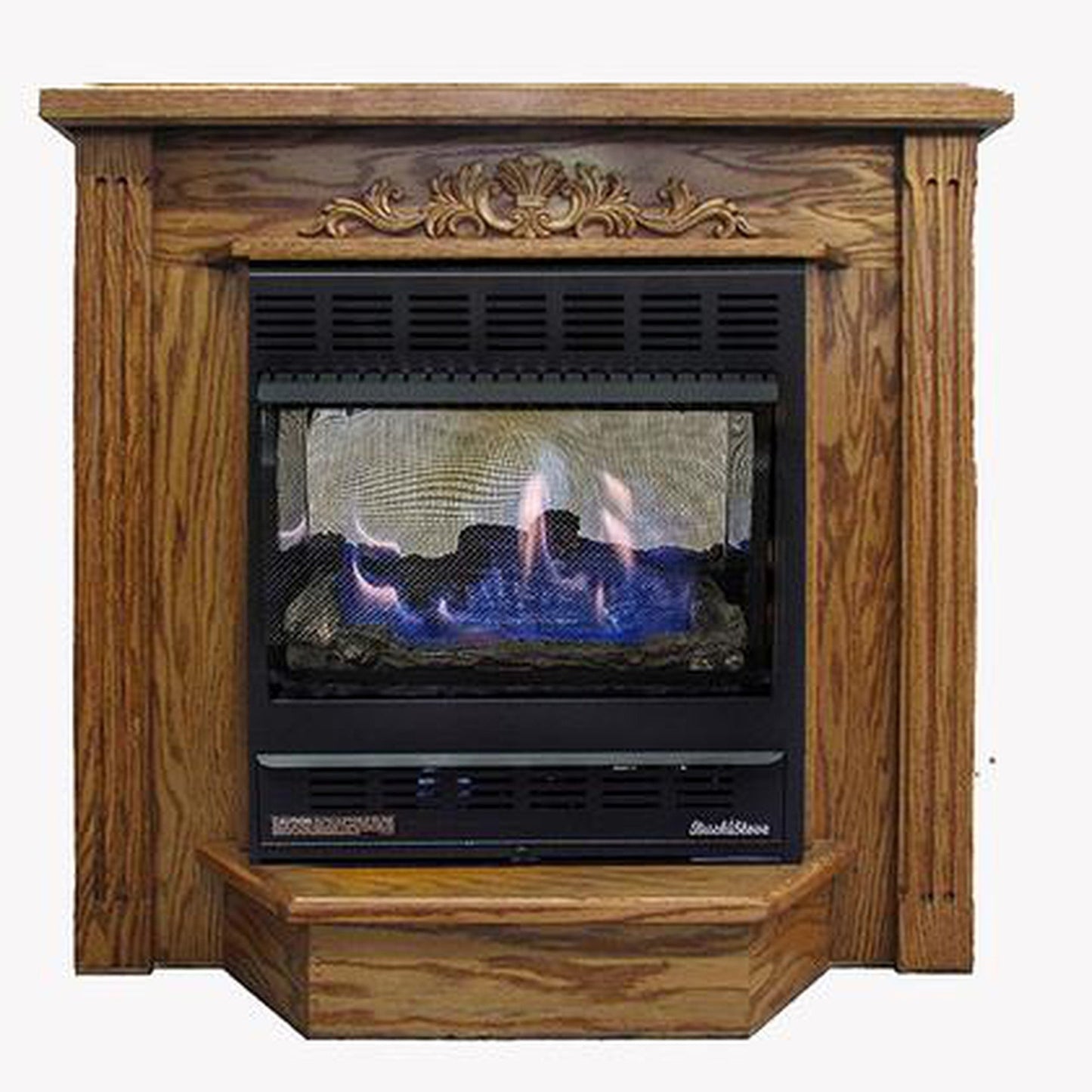 Buck Stove Classic Dark Oak Mantel Accessory for Model 34 and Model 384 Gas Stove