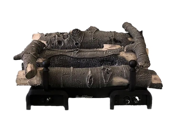 Buck Stove Colorado Aspen 24" Millivolt Valve Vent-Free Liquid Propane Log Set With On/Off Remote