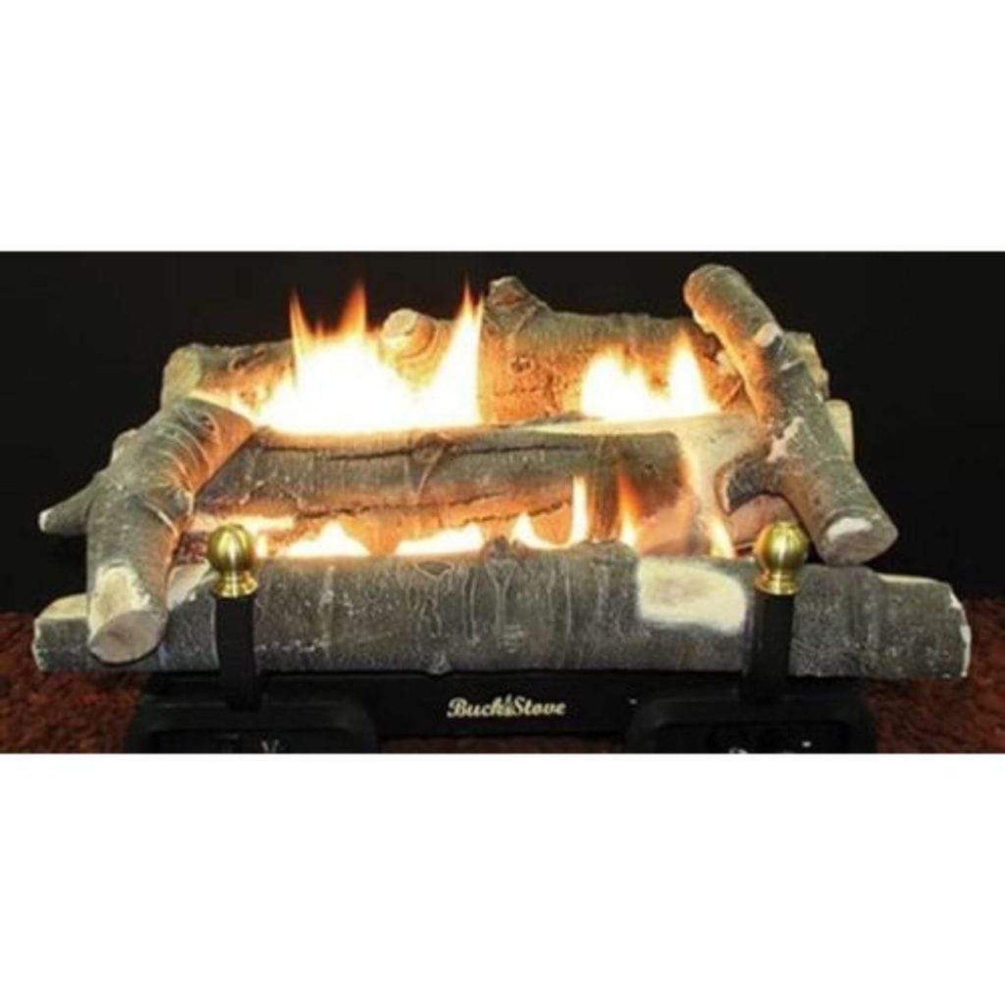 Buck Stove Colorado Aspen 24" Modulating Valve Vent-Free Thermostatic Liquid Propane Log Set