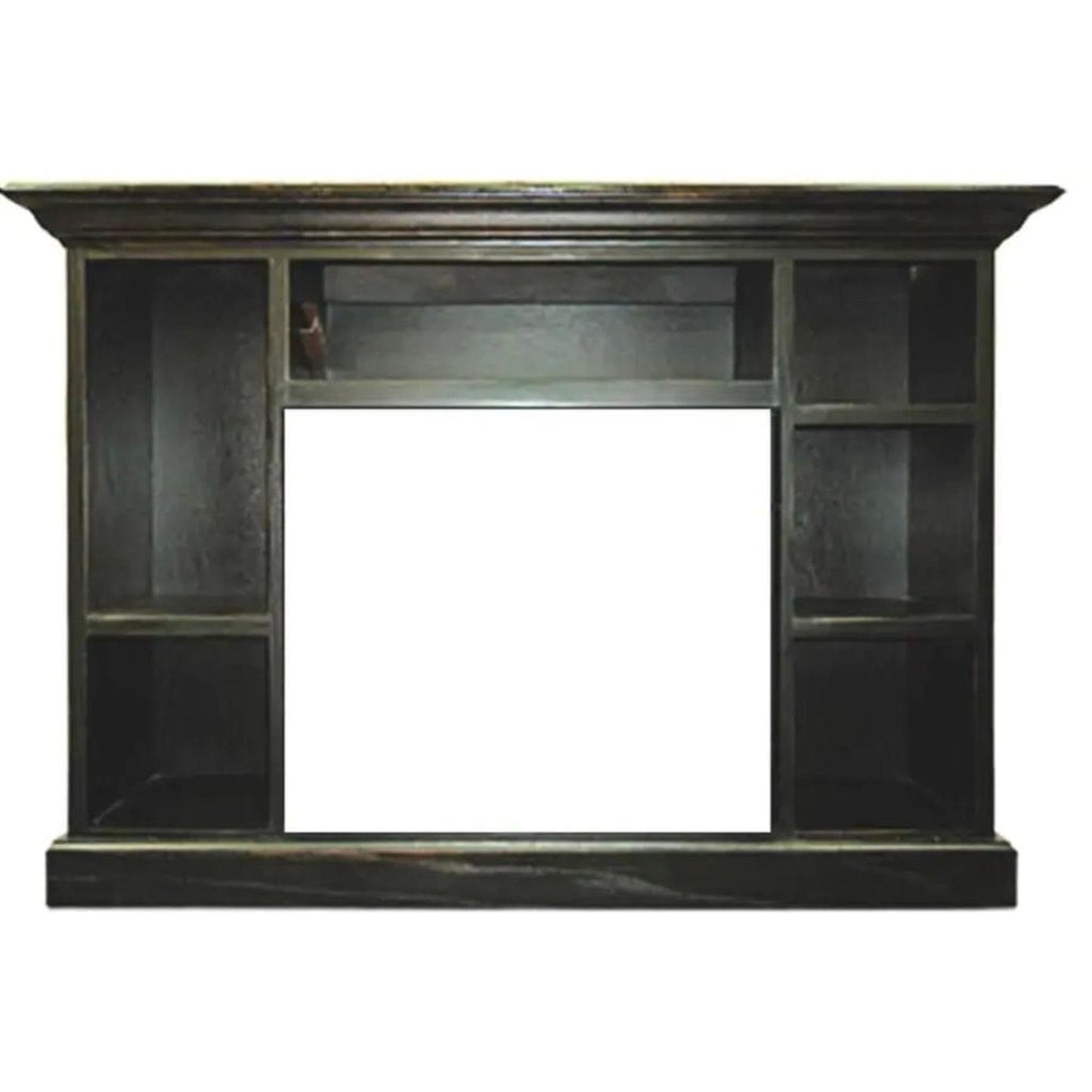 Buck Stove Prestige Bookcase Black Mantel Accessory for Model 34 and Model 384 Gas Stove