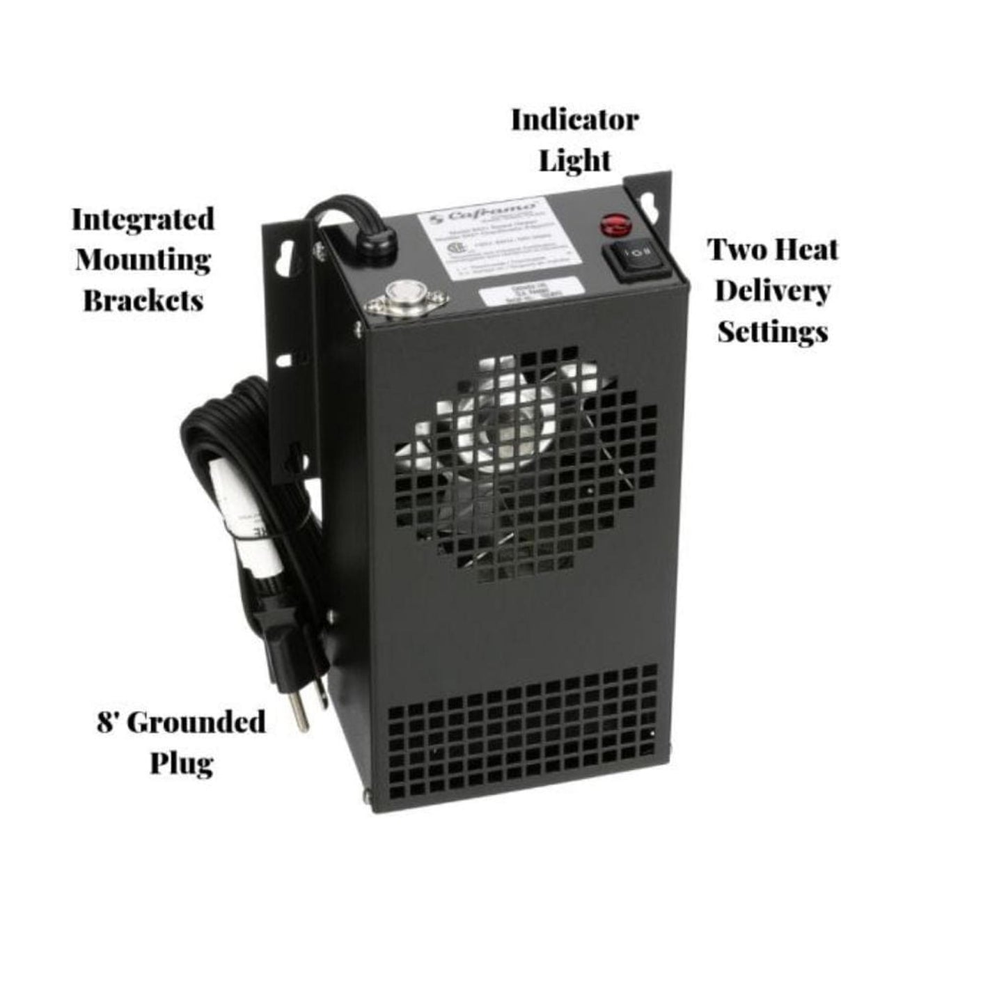 Caframo Cabinet Heater with 2 Heat Settings