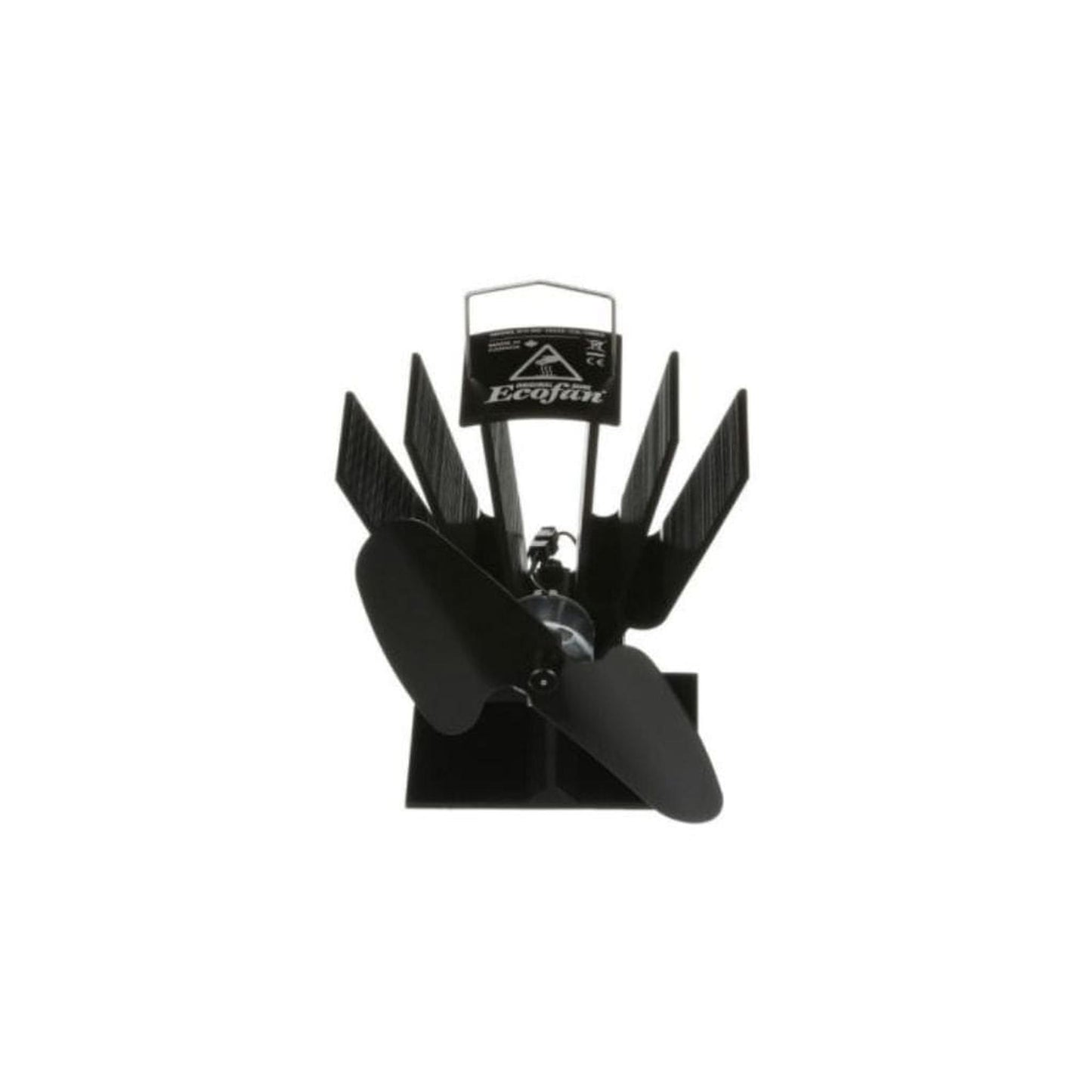 Caframo Ecofan Original Mini Heat Powered Wood Stove Fan With Black Blade