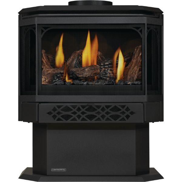 Continental 23" Natural Gas Electronic Ignition Direct Vent Gas Stove