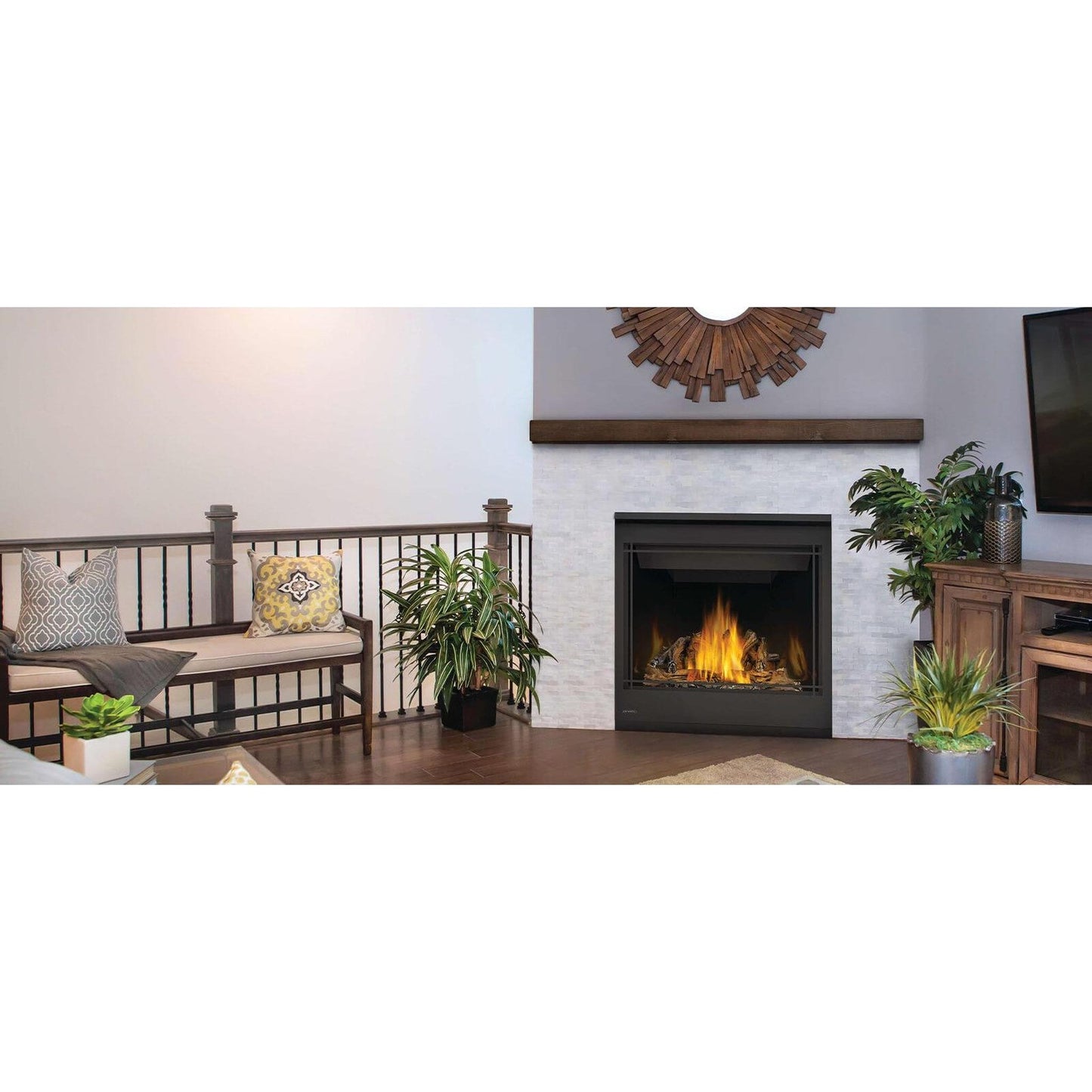 Continental 36" Traditional Series Natural Gas Electronic Ignition Direct Vent Gas Fireplace
