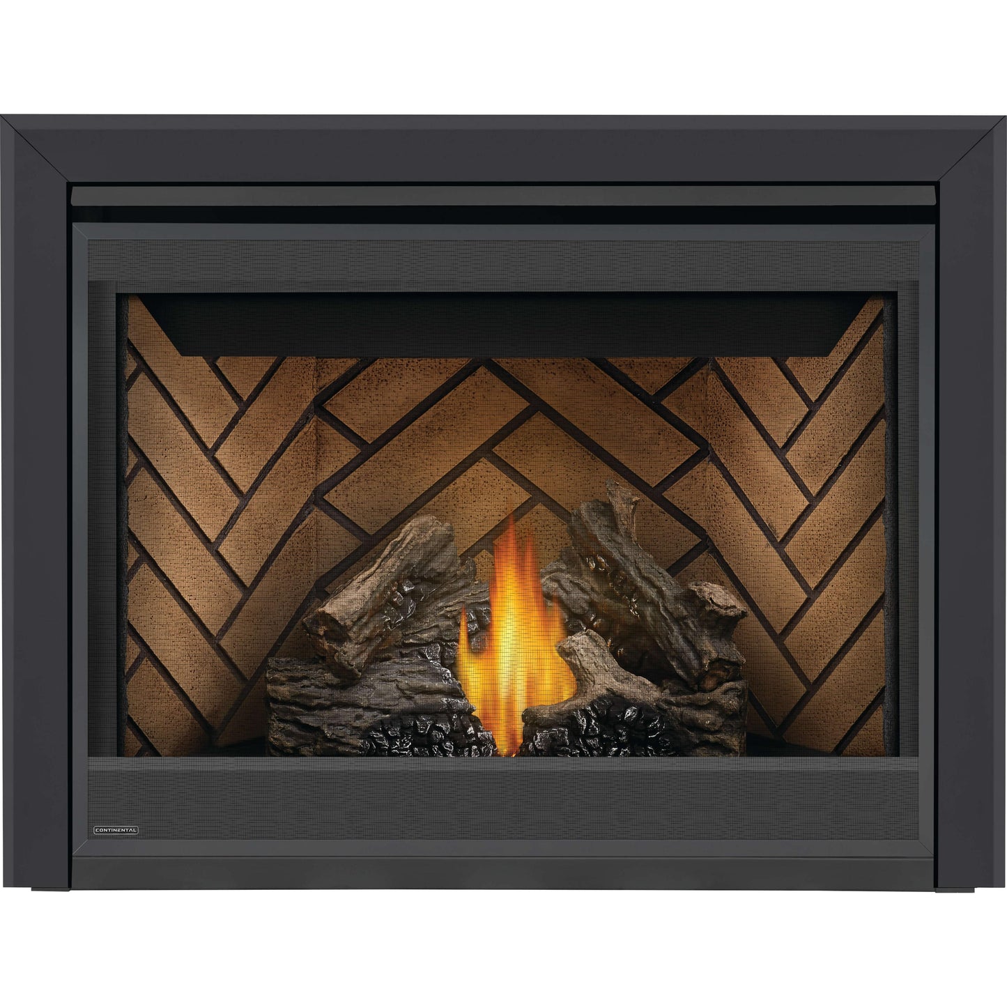 Continental CB42 Traditional Natural Gas Millivolt Ignition Direct Vent Gas Fireplace
