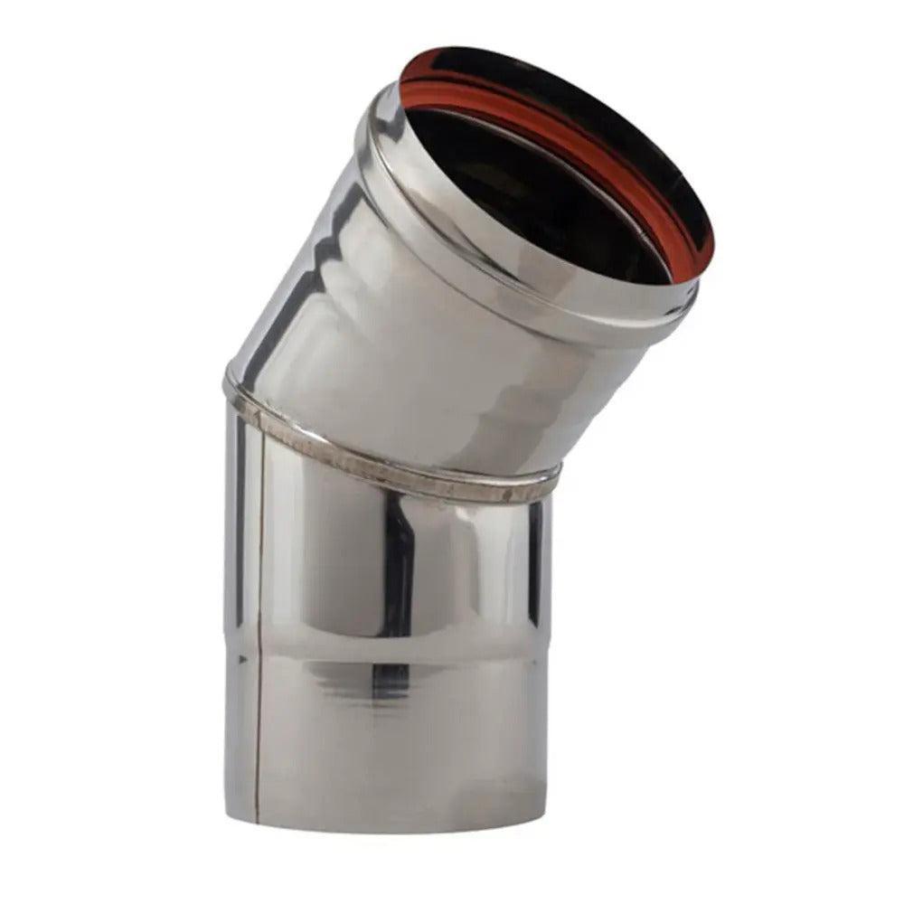 Copperfield 4" 430-Stainless Steel Dryer Vent 90 Degree Fixed Elbow