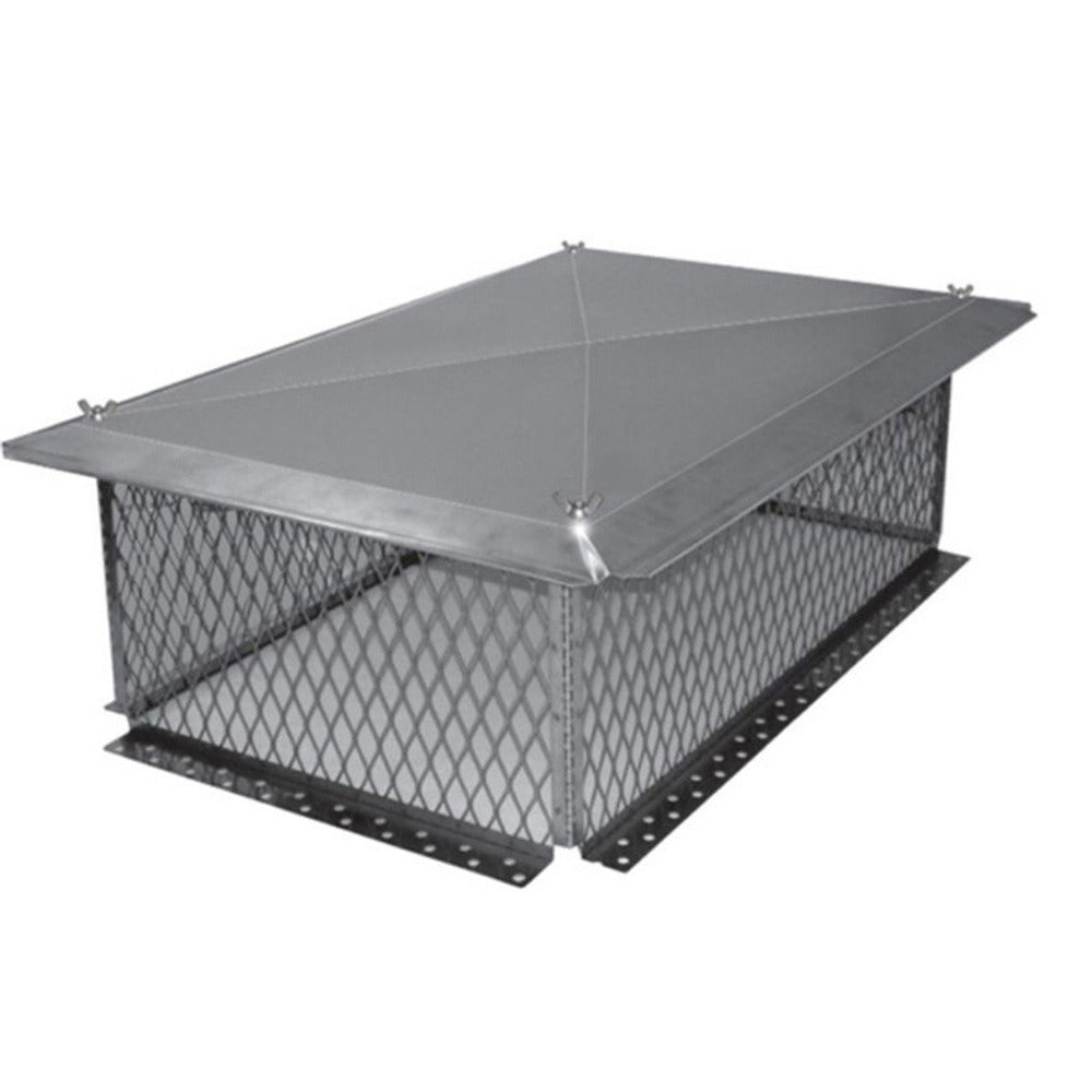 Copperfield Chimney 13" x 13" Stainless Steel HomeSaver Multi-Flue Knock Down Cap 8" High