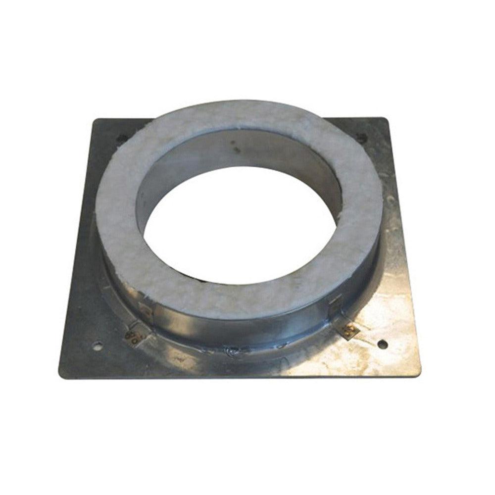 Copperfield Chimney 7" Galvanized All Fuel Chimney Anchor Plate