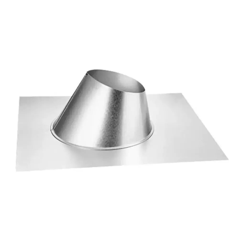 Copperfield DuraVent 4" Galvalume Pitch Roof Flashing - 0/12 - 6/12