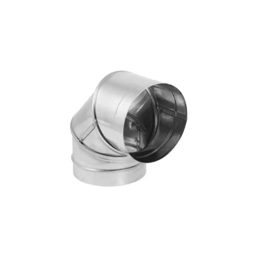 Copperfield DuraVent 6" 430-Alloy Stainless Steel DuraBlack Adjustable 90-Degree Elbow