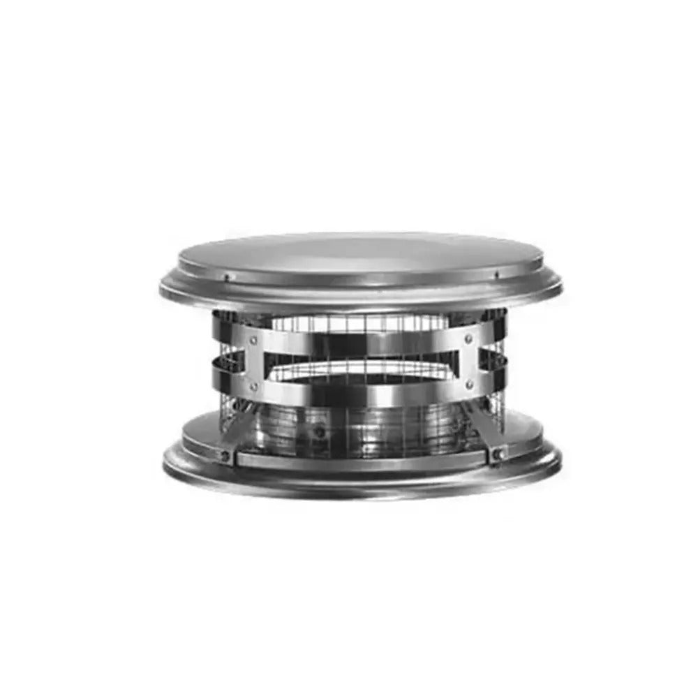 Copperfield DuraVent 8" 430-Alloy Stainless Steel Double-Wall Chimney Cap