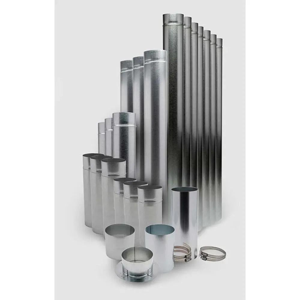 Copperfield Galvanized Metal EZ Vent Dryer Vent Starter Kit