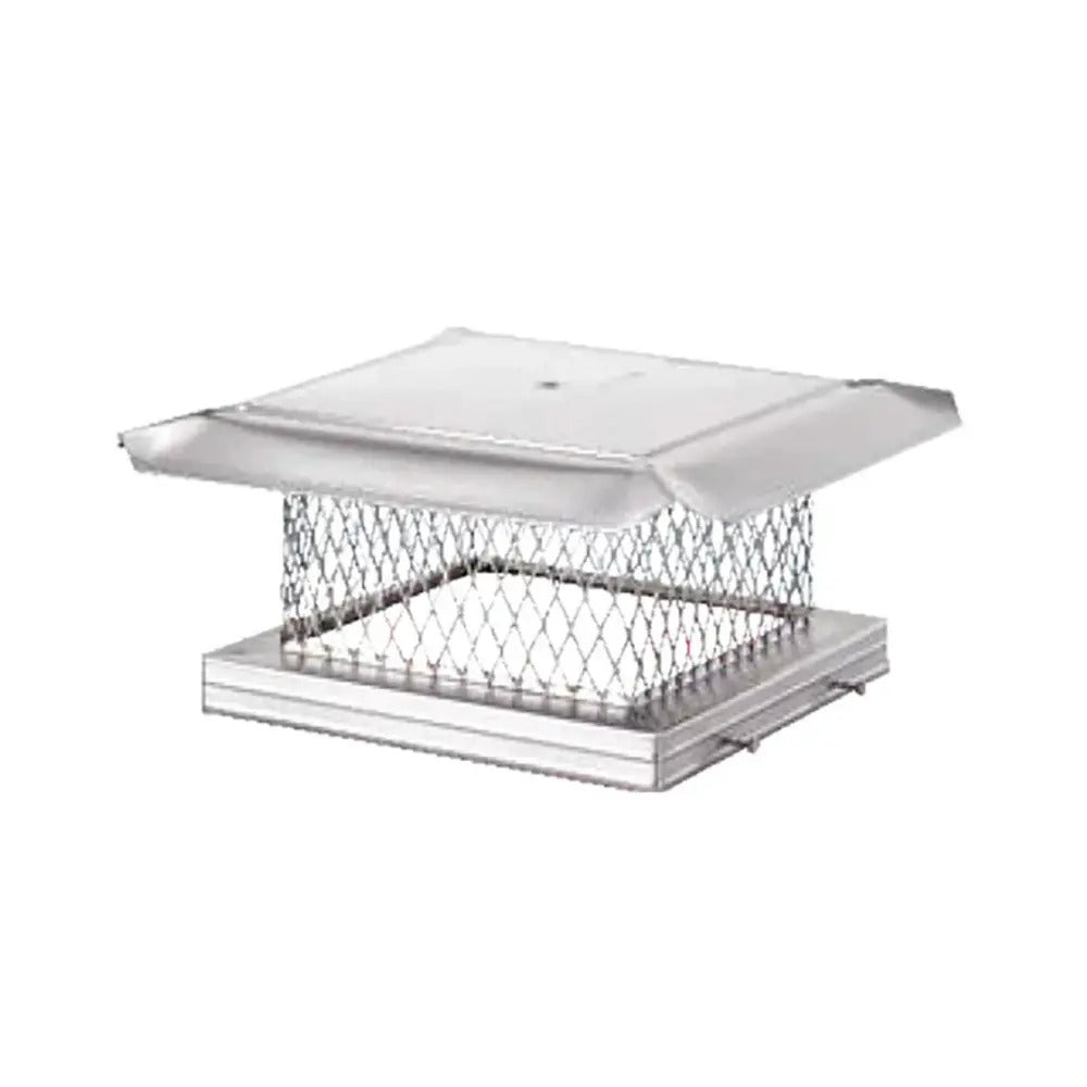 Copperfield HomeSaver Pro 13" x 17" Stainless Steel Single-Flue Chimney Cap Rectangular With 3/4" Mesh
