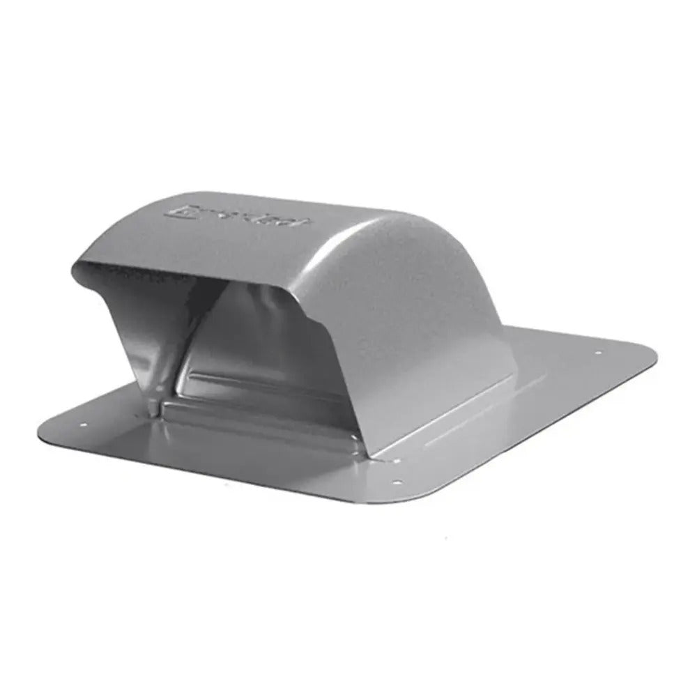 Copperfield InOvate DryerJack Mill Finish Low-Profile Roof Vent with Roof Neck